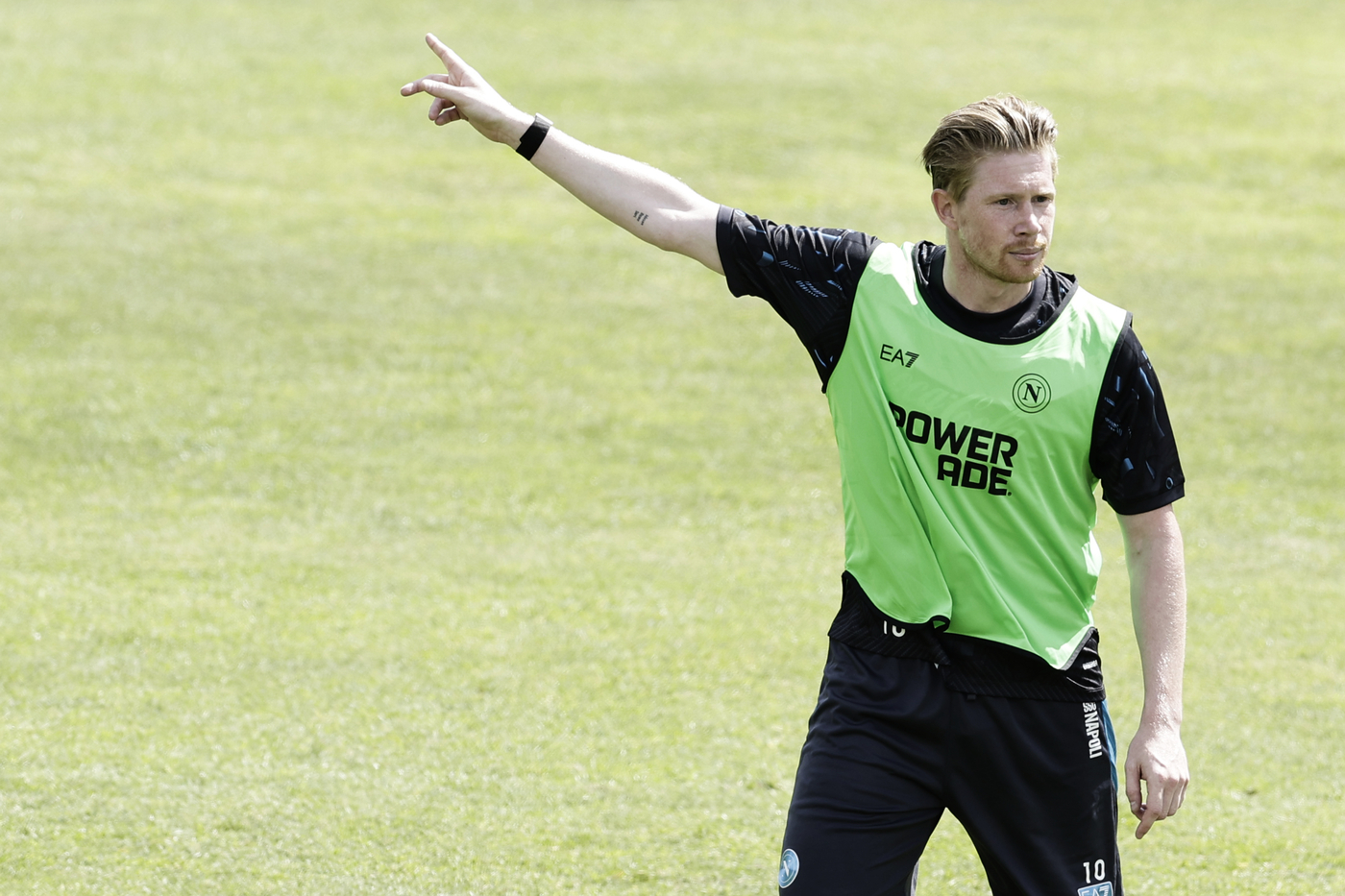 Kevin De Bruyne allenamento Napoli
