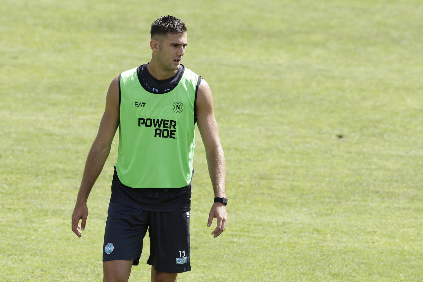 Lorenzo Lucca allenamento Dimaro Napoli