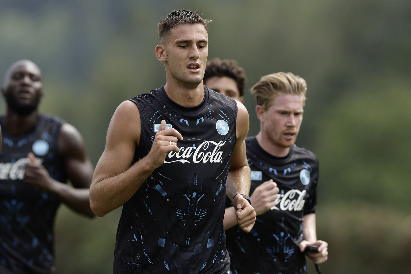 Lorenzo Lucca allenamento Napoli