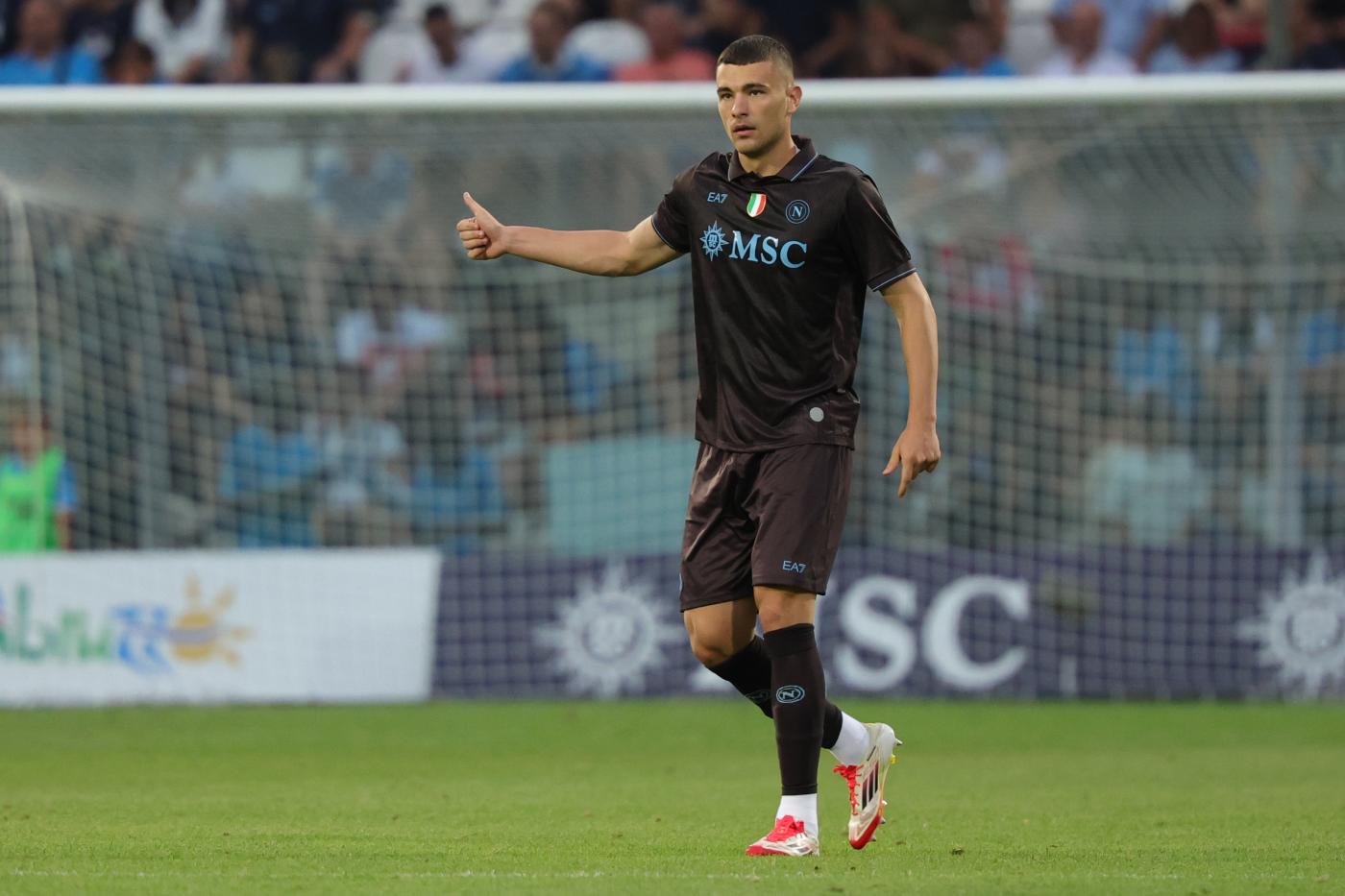 Alessandro Buongiorno amichevole Napoli-Olympiacos