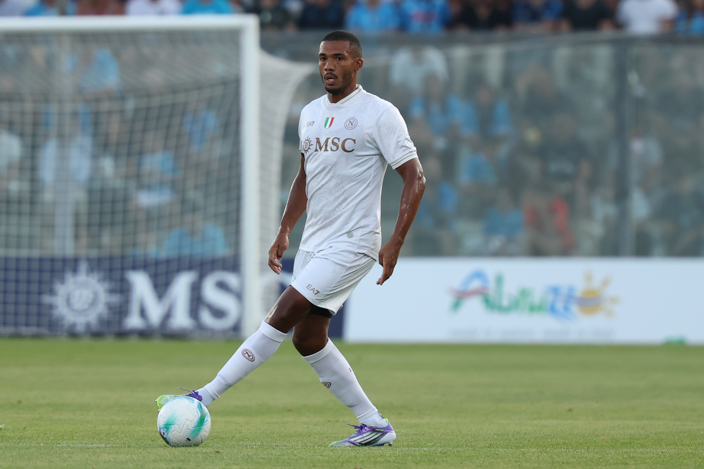 Juan Jesus amichevole Napoli-Girona
