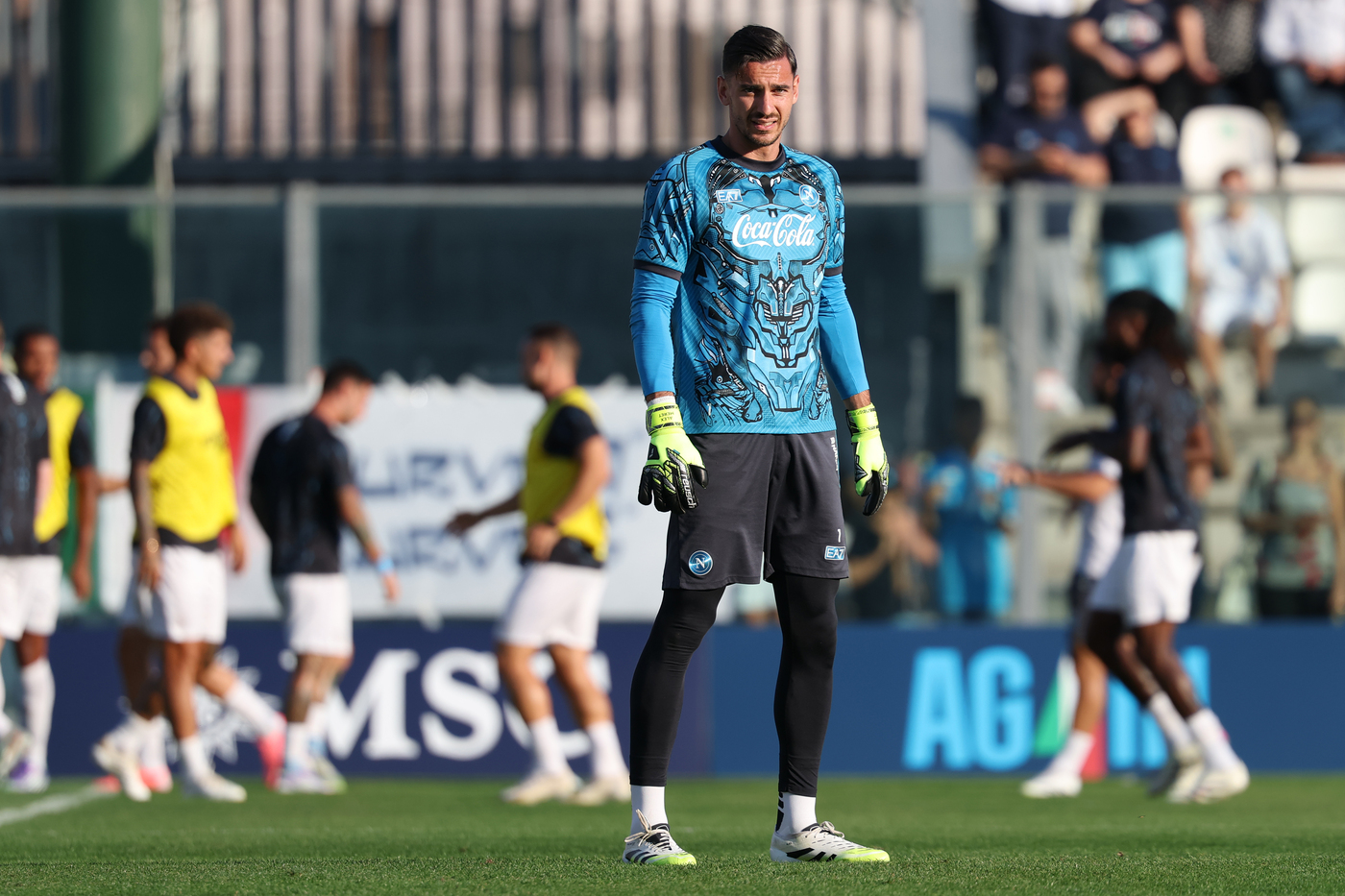 Alex Meret amichevole Napoli-Girona