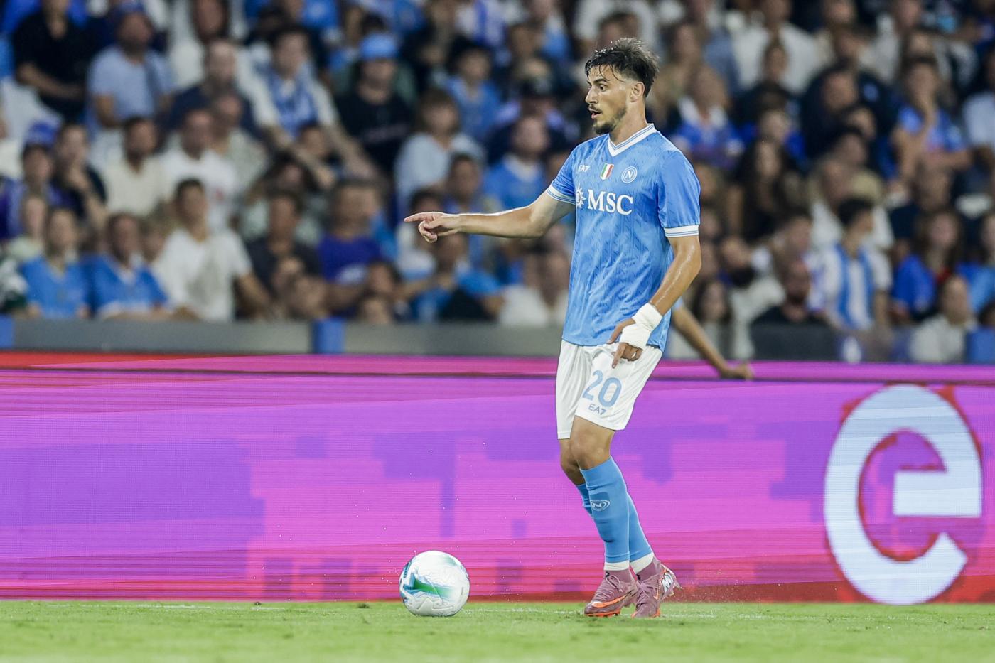 Eljif Elmas Napoli-Pisa Serie A 2025-26
