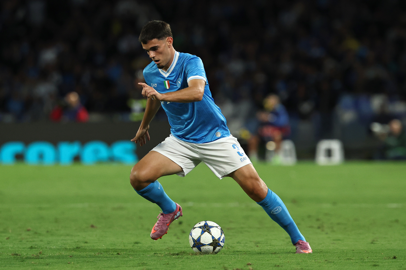 Miguel Gutierrez Napoli-Sporting CP Champions League 2025-26