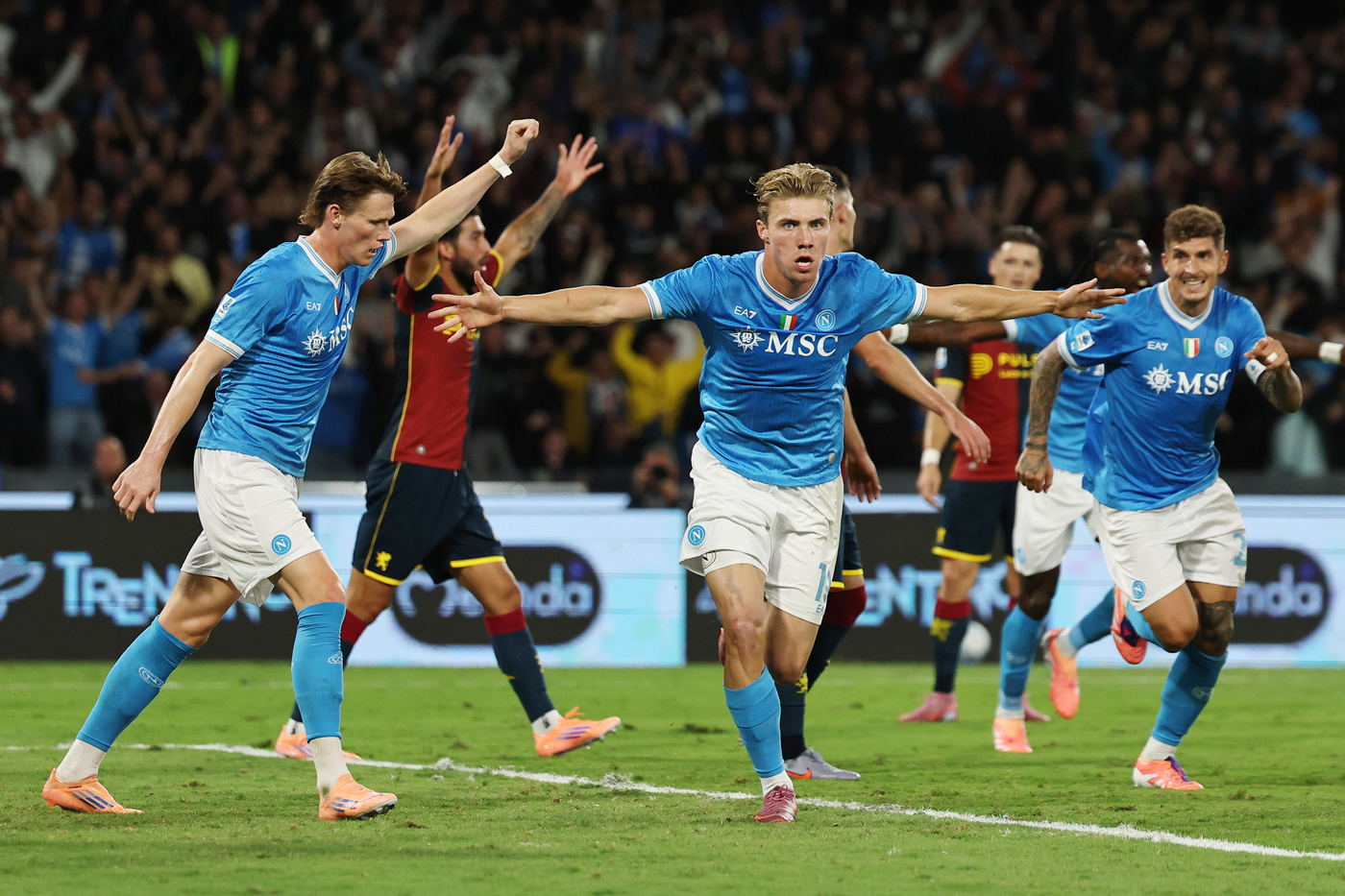Napoli Genoa pagelle quotidiani sportivi Serie A 2025-2026