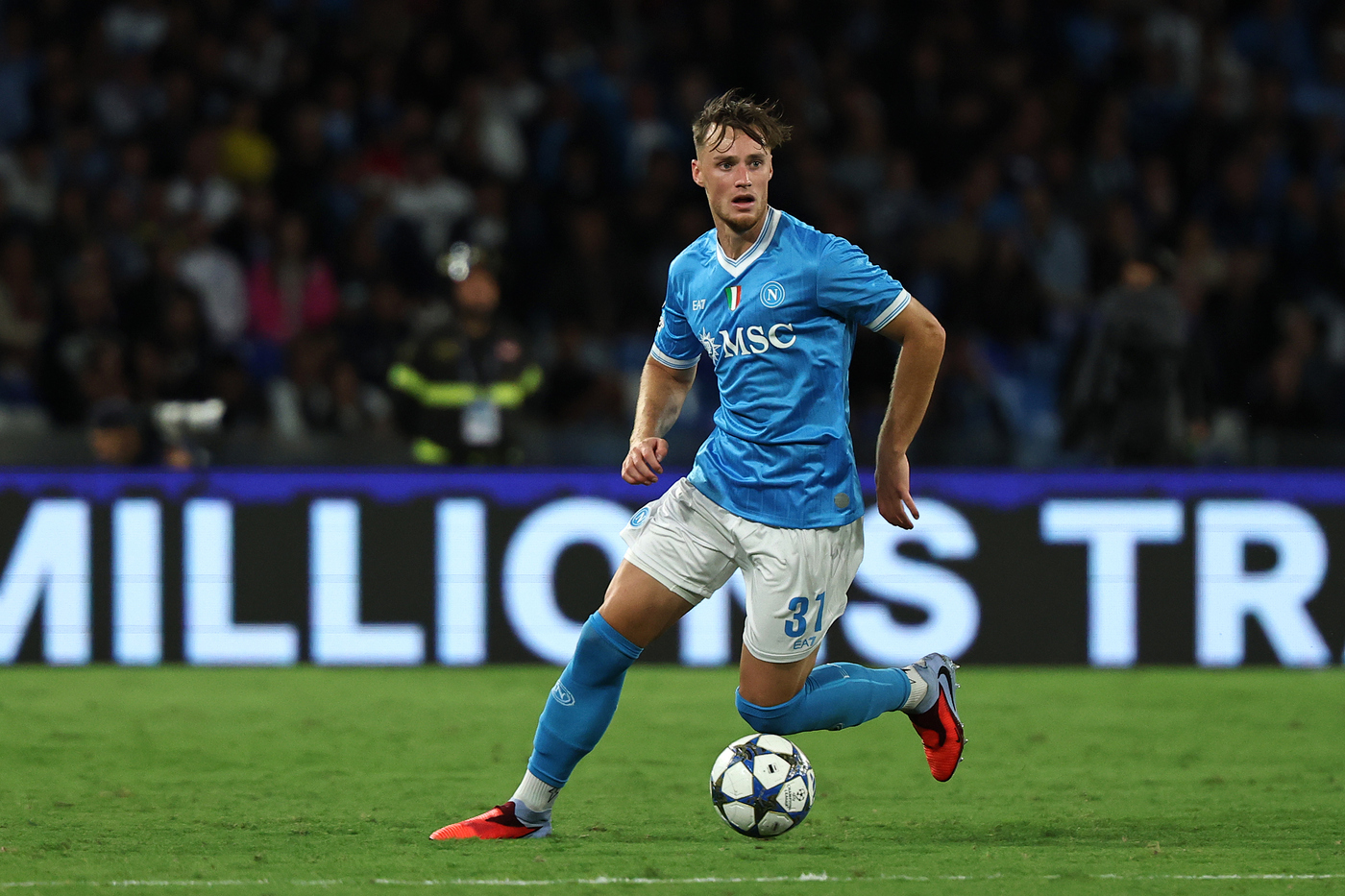 Sam Beukema Napoli-Sporting CP Champions League 2025-26