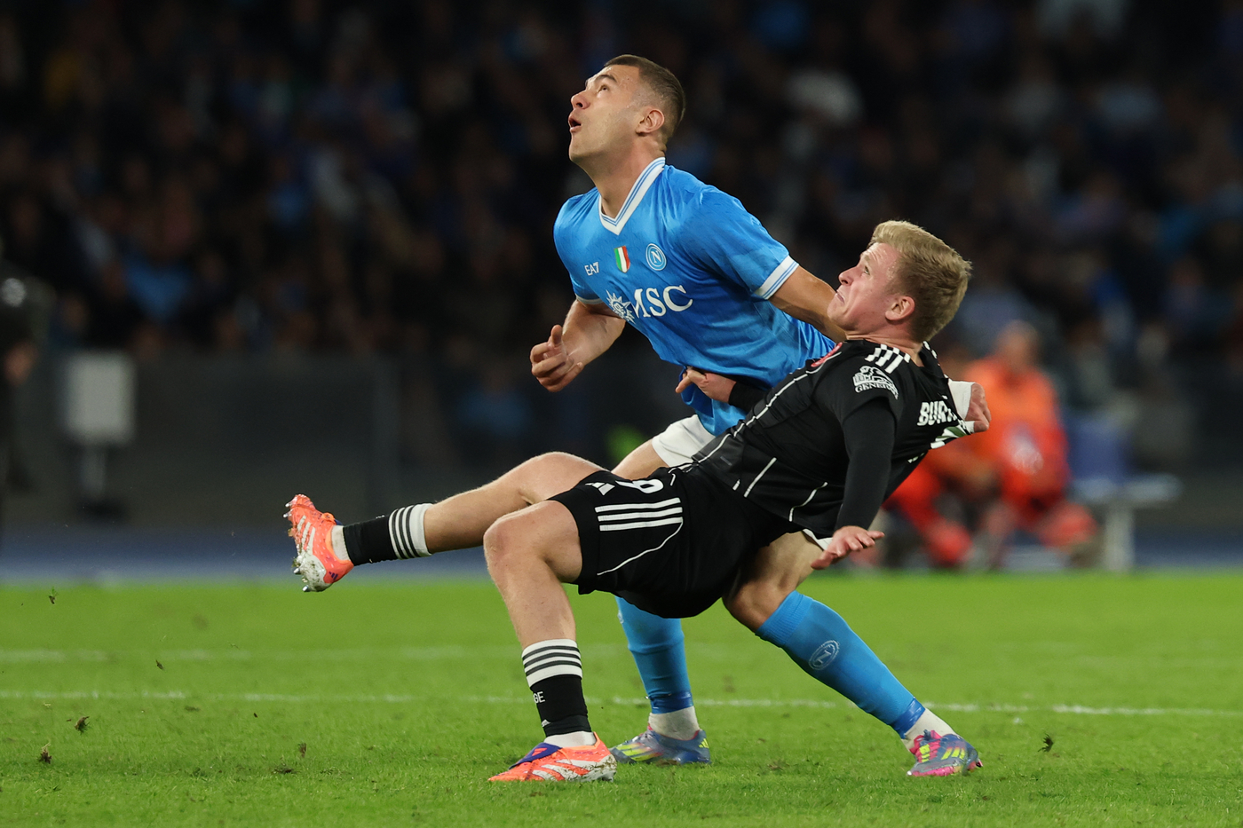 Alessandro Buongiorno Napoli-Eintracht Francoforte Champions League 2025-26