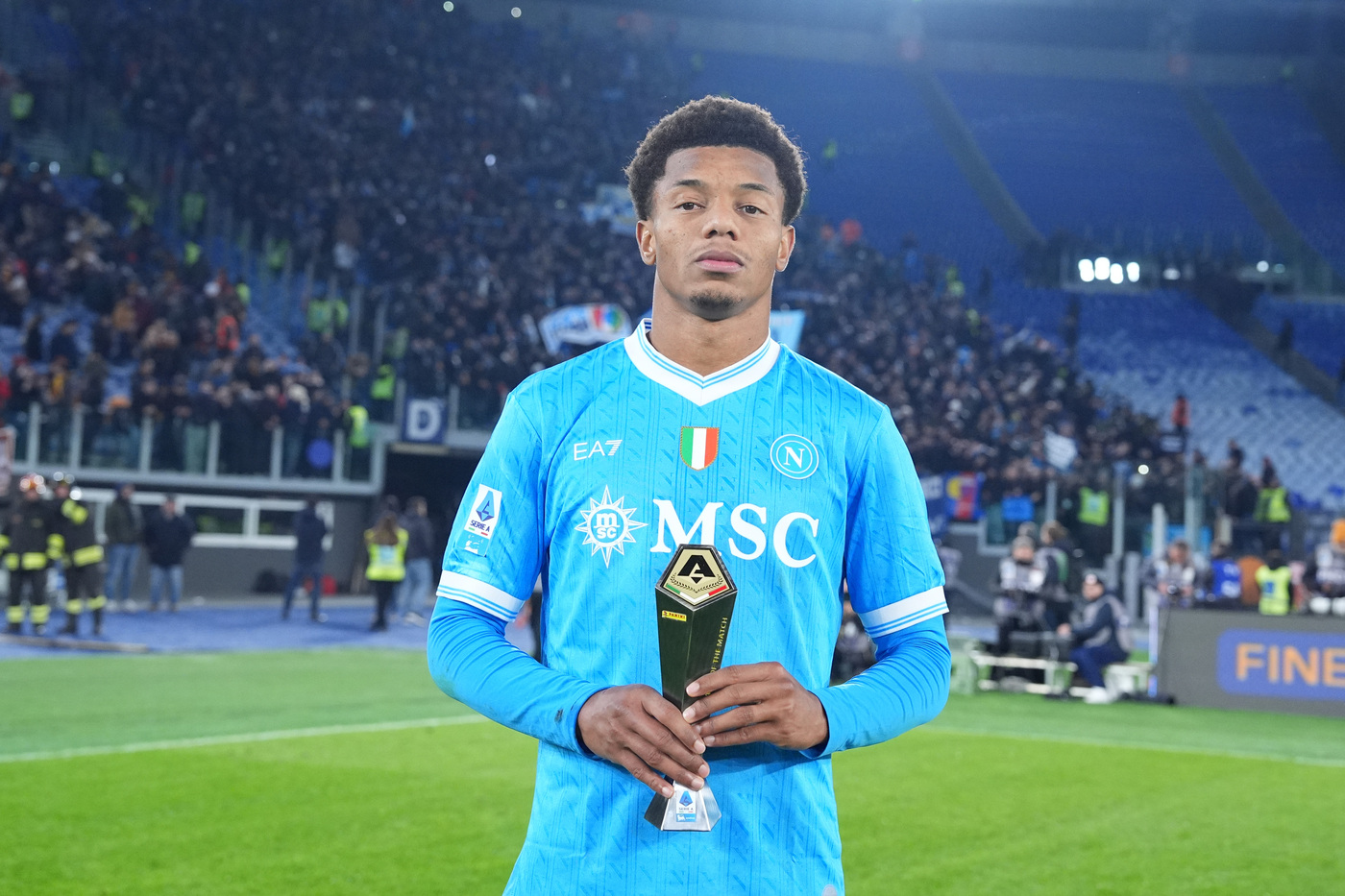 David Neres Roma-Napoli Serie A 2025-26