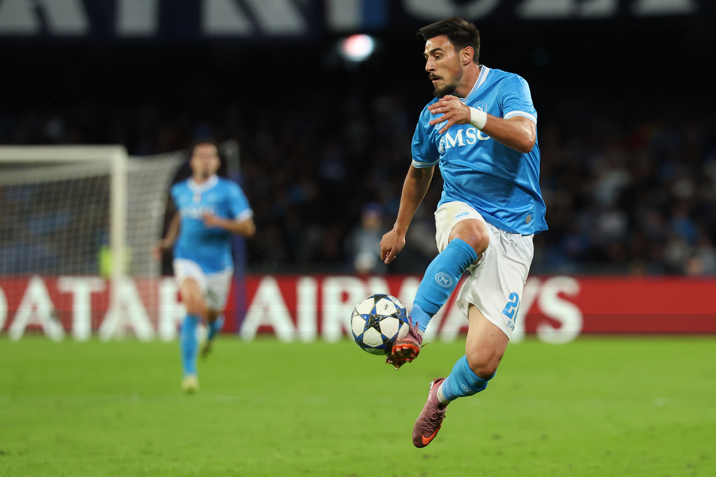 Eljif Elmas Napoli-Eintracht Francoforte Champions League 2025-26