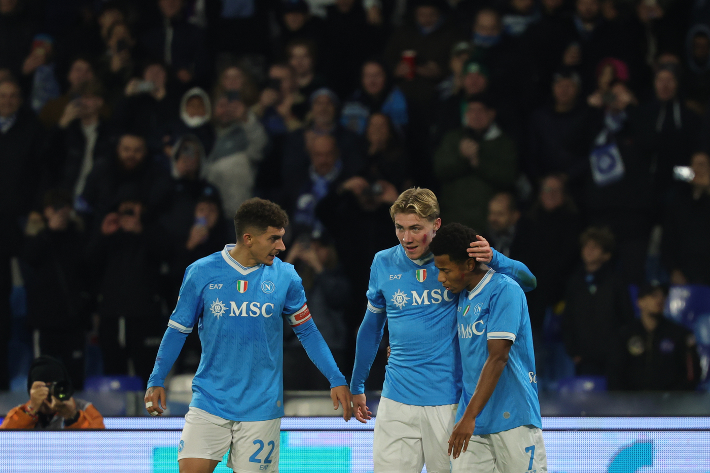 Gol David Neres Napoli-Atalanta Serie A 2025-26