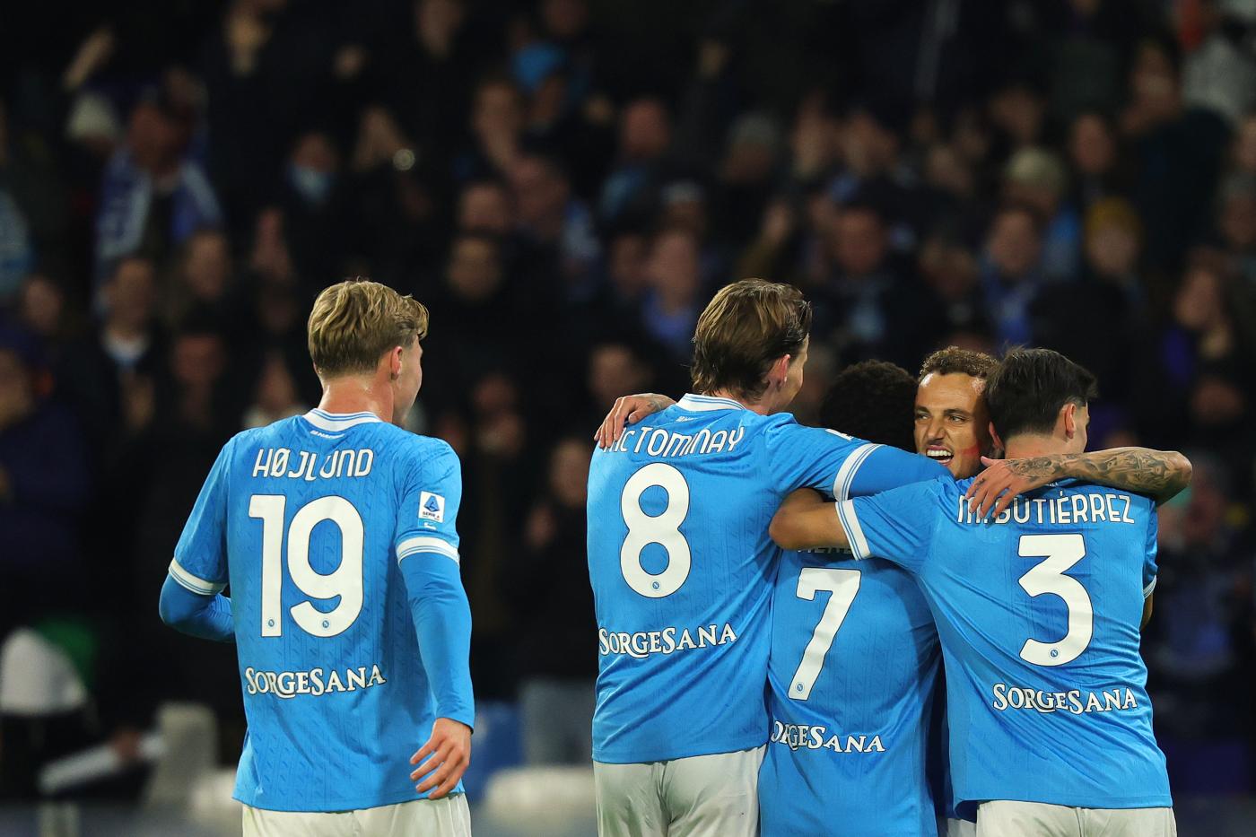 Gol Neres Napoli-Atalanta Serie A 2025-26