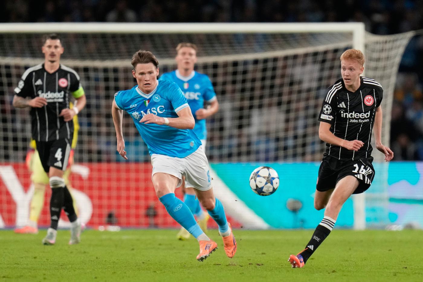 Napoli-Eintracht Francoforte Champions League 2025-26