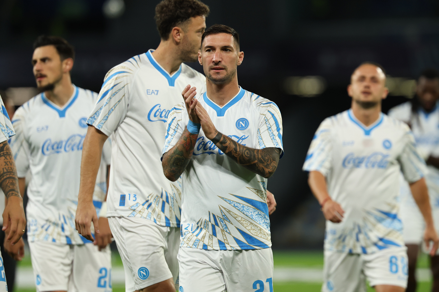Napoli Eintracht pagelle quotidiani sportivi Chmapions League 2025-2026