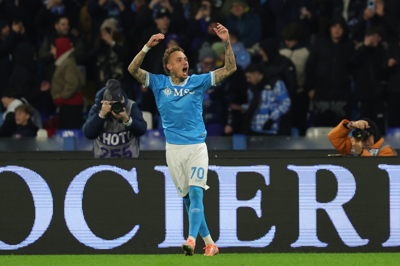 Noa Lang Napoli-Atalanta Serie A 2025-26