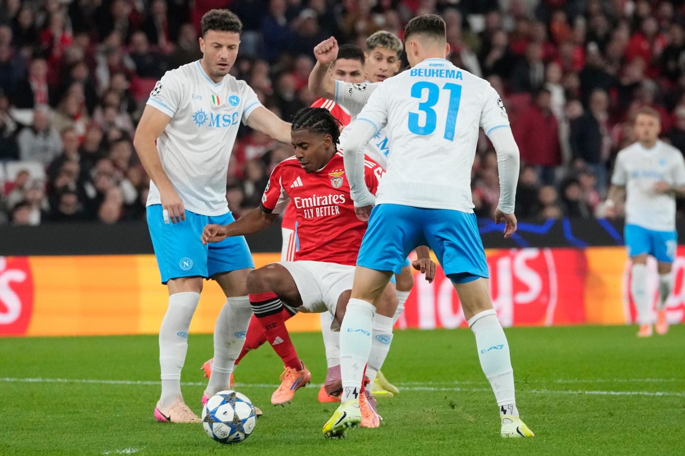 Benfica Napoli sintesi tabellino Champions League 2025-2026